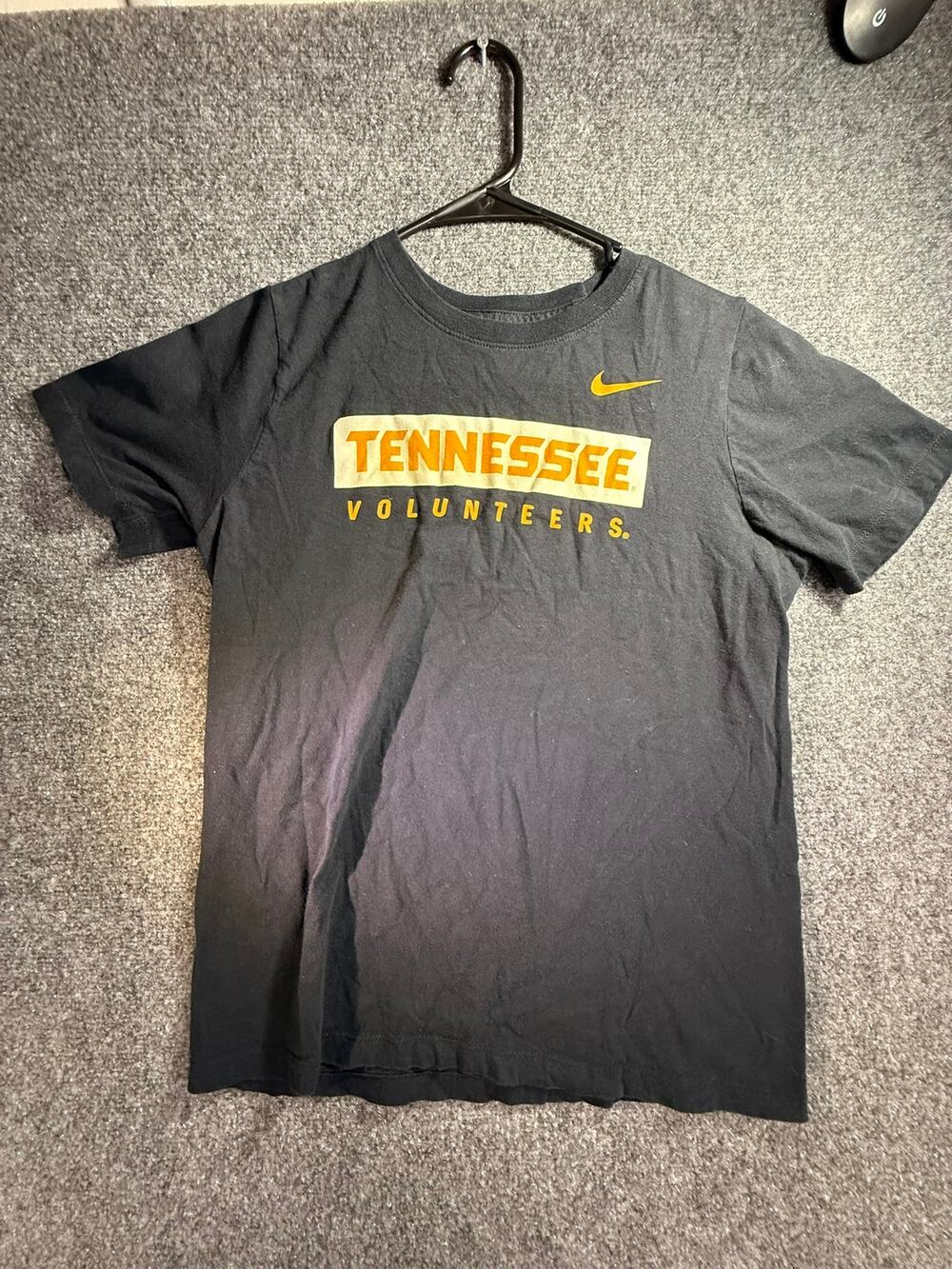 Nike Tennessee Volunteers Men's Black Graphic Box Logo T-Shirt Size XL